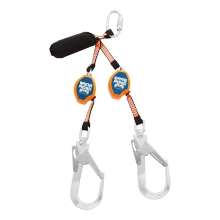 Enrouleur antichute à rappel automatique Noir/orange – Portwest FP81
