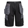 Short de travail multipoches poly-coton Granit Noir/zoom gris – Portwest KS18