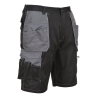 Short de travail multipoches poly-coton Granit Noir/zoom gris – Portwest KS18
