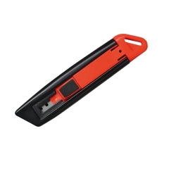 Cutter de sécurité à lame rétractable automatique en alliage de zinc Noir – Portwest KN10