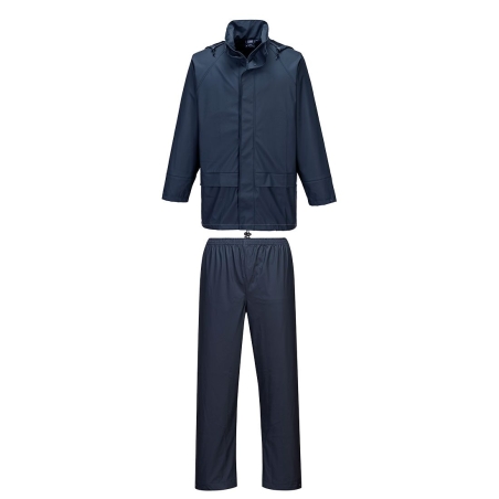 Ensemble de pluie imperméable coutures soudées 2 pièces Marine – Portwest L450