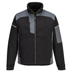 Veste softshell 3 couches polaire brossée PW3 Noir/zoom gris – Portwest PW378