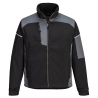 Veste softshell 3 couches polaire brossée PW3 Noir/zoom gris – Portwest PW378
