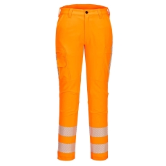 Pantalon de travail extensible haute visibilité bandes RWS Orange – Portwest R440