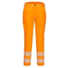Pantalon de travail extensible haute visibilité bandes RWS Orange – Portwest R440