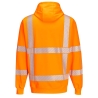 Sweat à capuche haute visibilité bandes segmentées classe 3 Orange – Portwest R477