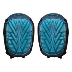 Genouillères gel silicone coque PVC résistante Noir – Portwest KP40
