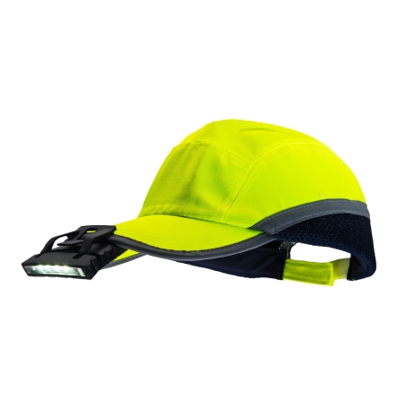 Lampe frontale LED rechargeable USB clip casque ou bonnet Noir – Portwest PA72, boîte de 50