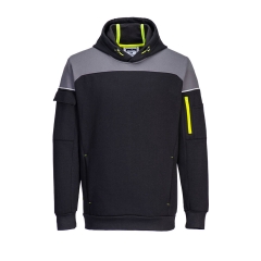 Sweat à capuche de travail coupe moderne PW3 Noir – Portwest PW337