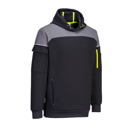 Sweat à capuche de travail coupe moderne PW3 Noir – Portwest PW337