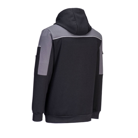 Sweat à capuche de travail coupe moderne PW3 Noir – Portwest PW337
