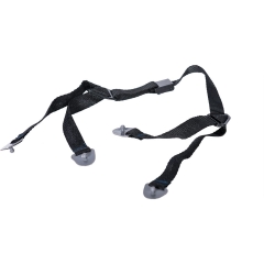 Jugulaire 4 points Endurance pour casque de chantier Noir – Portwest PA48, paquet de 5 jugulaires