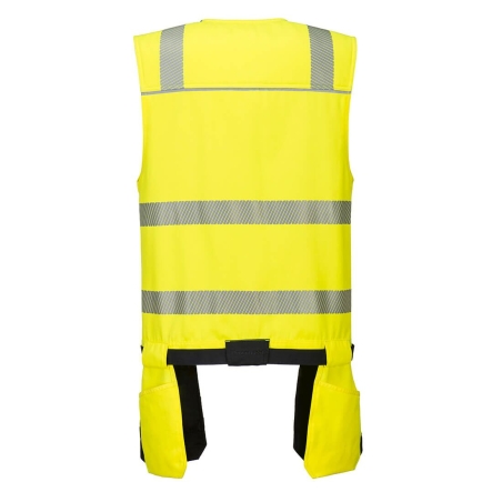 Gilet à outils haute visibilité PW3 classe 1 Jaune/noir – Portwest PW308