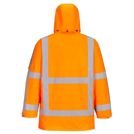 Parka 3 en 1 haute visibilité classe 3 imperméable Orange – Portwest R461