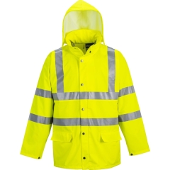 Veste de pluie haute visibilité imperméable classe 3 Jaune – Portwest S491