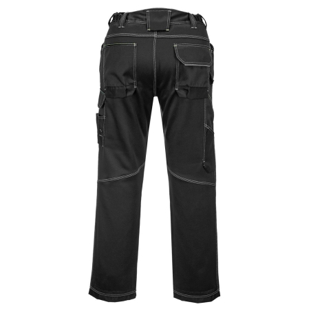 Pantalon de travail extensible femme multipoches PW3 Noir – Portwest PW380