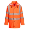 Veste haute visibilité imperméable non doublée classe 3 Orange – Portwest RT50