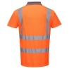 Polo haute visibilité bandes rétro-réfléchissantes classe 2 Orange – Portwest RT22