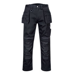 Pantalon de travail coton holster multipoches PW3 Noir – Portwest PW347