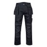 Pantalon de travail coton holster multipoches PW3 Noir – Portwest PW347