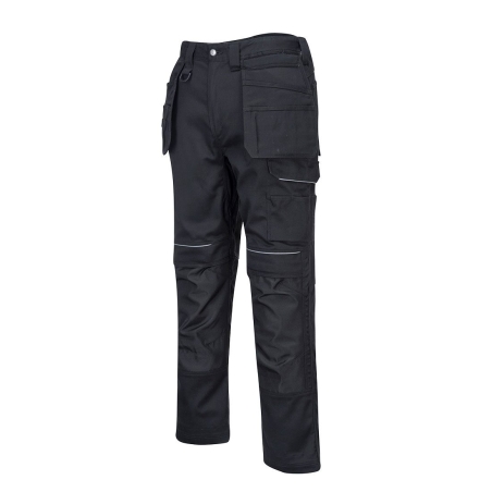 Pantalon de travail coton holster multipoches PW3 Noir – Portwest PW347