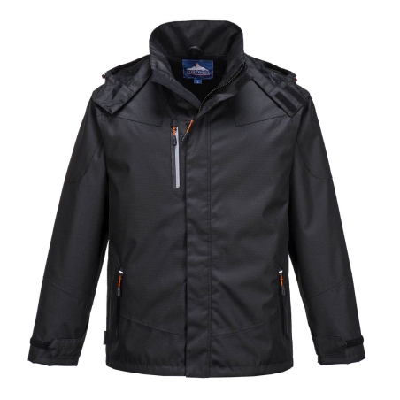 Veste de pluie imperméable respirante coupe ergonomique Noir – Portwest S555