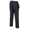 Pantalon de travail coton holster multipoches PW3 Noir – Portwest PW347