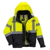 Blouson haute visibilité 3 en 1 imperméable classe 3 Jaune/noir – Portwest S365