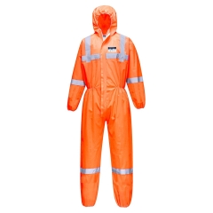 Combinaison SMS haute visibilité type 5/6 avec bande réfléchissante Orange – Portwest ST36, paquet de 50