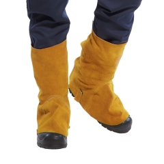Guêtres de soudage en cuir de vachette fendu Bronze – Portwest SW32