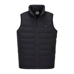 Doudoune sans manches chauffante fibre de carbone Noir – Portwest S549