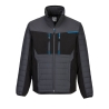 Veste bi-matière matelassée Insulatex et Softshell WX3 Gris métal – Portwest T752