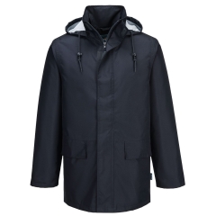 Veste de pluie imperméable Corporate à capuche intégrée Marine – Portwest S437