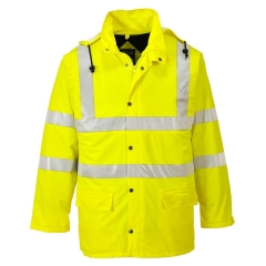 Veste de pluie haute visibilité matelassée classe 3 Jaune – Portwest S490