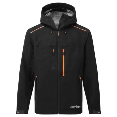Veste de pluie imperméable respirante zips de ventilation Noir – Portwest S385