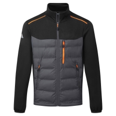 Veste hybride matelassée manches tricotées stretch Noir – Portwest S381