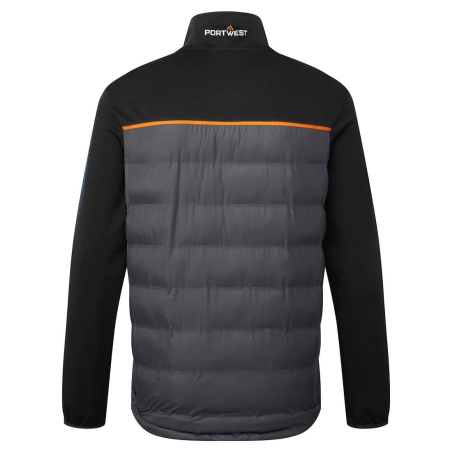 Veste hybride matelassée manches tricotées stretch Noir – Portwest S381