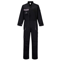 Combinaison de travail Texo Contrast multipoches Noir – Portwest TX15