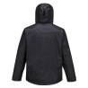 Parka 3-en-1 imperméable coupe-vent avec doublure polaire amovible Noir – Portwest S553