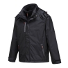 Parka 3-en-1 imperméable coupe-vent avec doublure polaire amovible Noir – Portwest S553