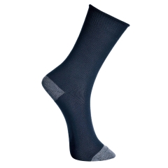Chaussette de protection ignifugée antistatique Noir – Portwest SK20, sachet de 6 paires