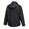 Parka 3-en-1 imperméable coupe-vent avec doublure polaire amovible Noir – Portwest S553