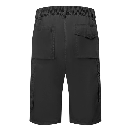 Bermuda de travail combat ceinture semi-élastiquée multipoches Noir – Portwest S790