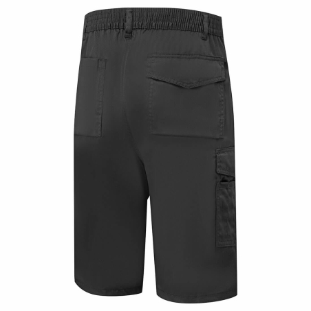 Bermuda de travail combat ceinture semi-élastiquée multipoches Noir – Portwest S790