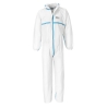 Combinaison microporeuse protection chimique Type 4/5/6 Blanc – Portwest ST60, paquet de 50