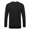 T-shirt bicolore manches longues 100% coton Noir/gris – Portwest W1664