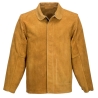 Veste de soudeur en cuir de vachette fendu coutures aramide Bronze – Portwest SW34