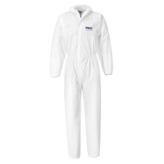 Combinaison de protection microporeux type 5/6 BizTex® Blanc – Portwest ST40, paquet de 50