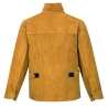 Veste de soudeur en cuir de vachette fendu coutures aramide Bronze – Portwest SW34