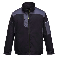 Veste de travail bicolore multipoches coupe moderne PW3 Noir/zoom gris – Portwest T603